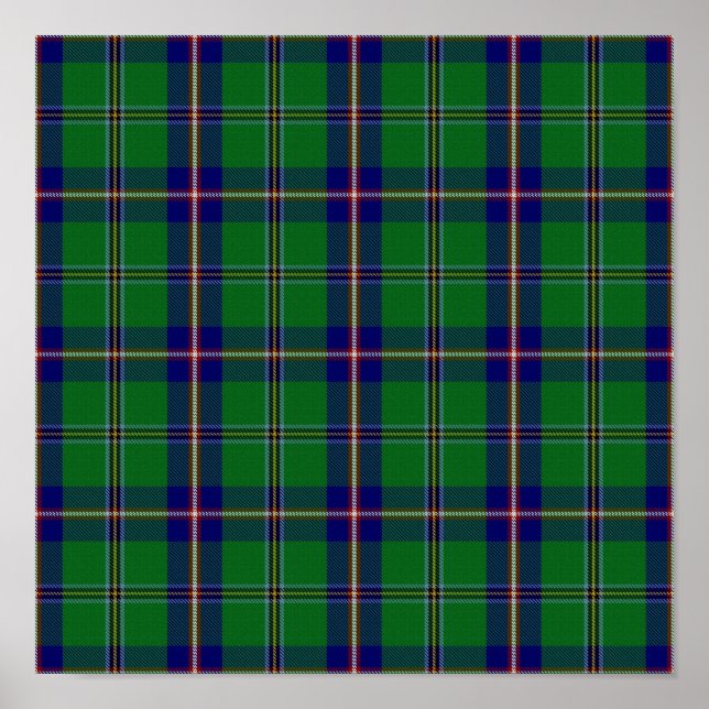 Affiche State Tartan - Washington - Téléchargement numériq (Devant)