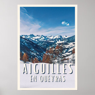 Affiche Station d'affichage Aiguilles en Queyras