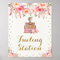 Station de carburant Pink Adventure Travel Miss to