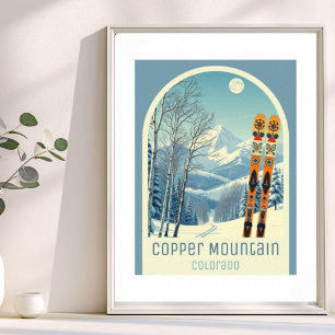 Affiche Station de ski Copper Mountain Colorado