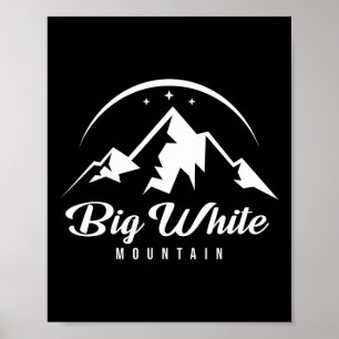Affiche Station de ski de Big White Mountain Canada Ski Sn