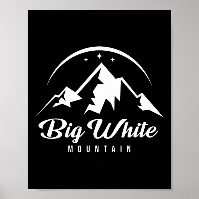 Affiche Station de ski de Big White Mountain Canada Ski Sn (Devant)