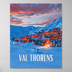 Affiche Station de ski de Val Thorens