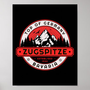 Affiche Station de ski de Zugspitze