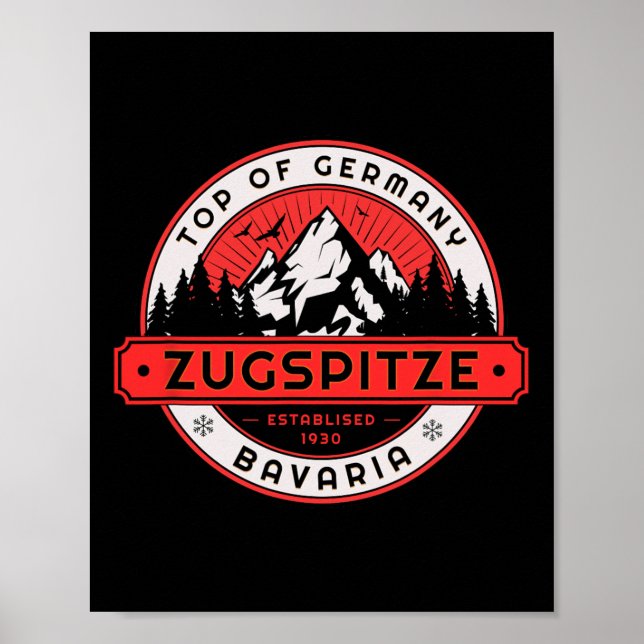 Affiche Station de ski de Zugspitze (Devant)