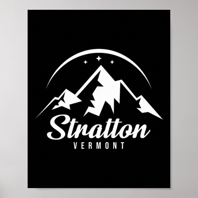 Affiche Station de ski Stratton Vermont Ski Snowboard  (Devant)