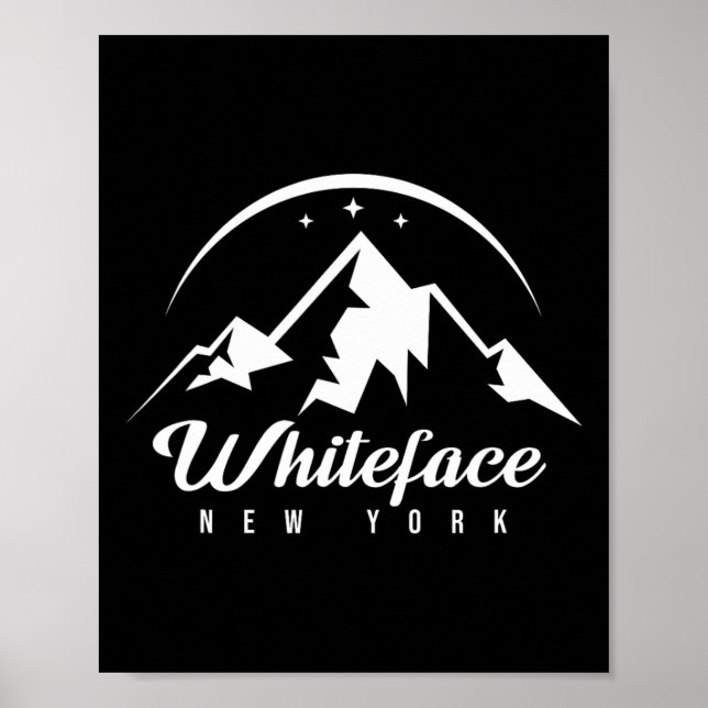 Affiche Station de ski Whiteface Mountain New York Ski Sno (Devant)
