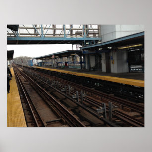 Affiche Station de train d'EL Philadelphie