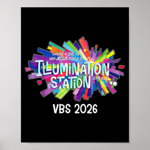 Affiche Station Illumination VBS 2026 Bible Jésus