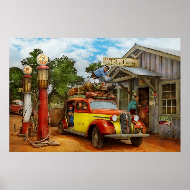 Affiche Station-service - Livraison fraîche à Pie Town 194 (Devant)
