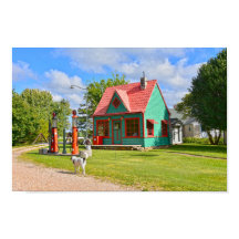 Station-service vintage, Red Oak II, Missouri