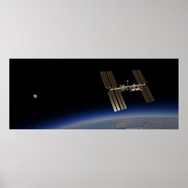 Affiche Station spatiale internationale (Devant)