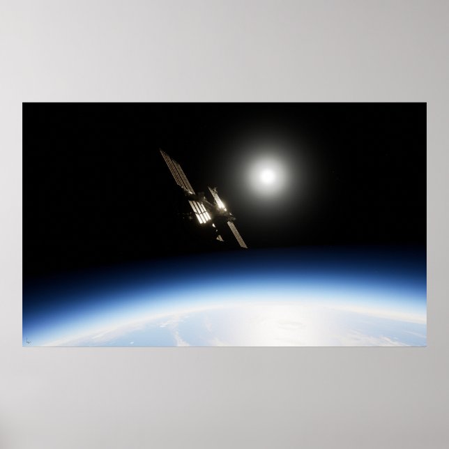 Affiche Station spatiale internationale (Devant)