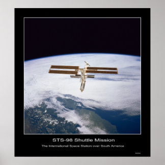 Affiche Station spatiale internationale
