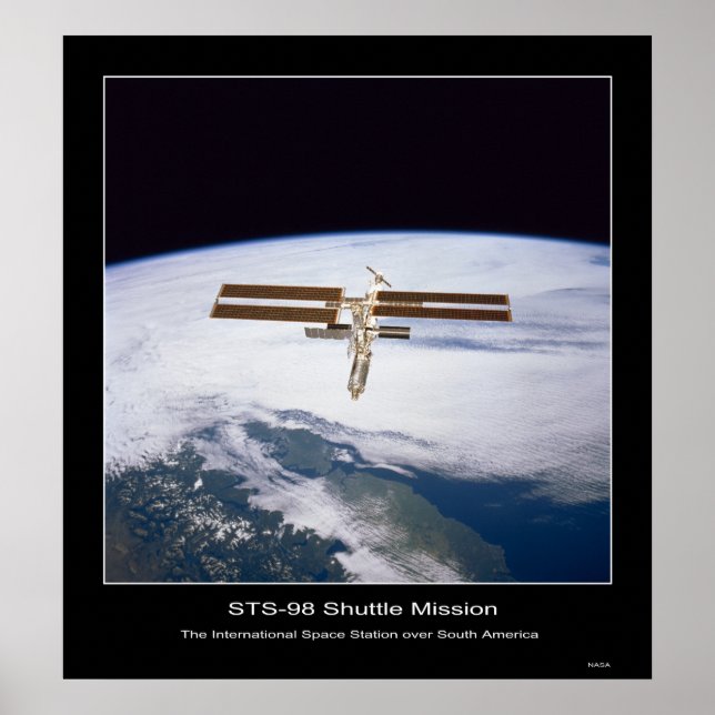 Affiche Station spatiale internationale (Devant)