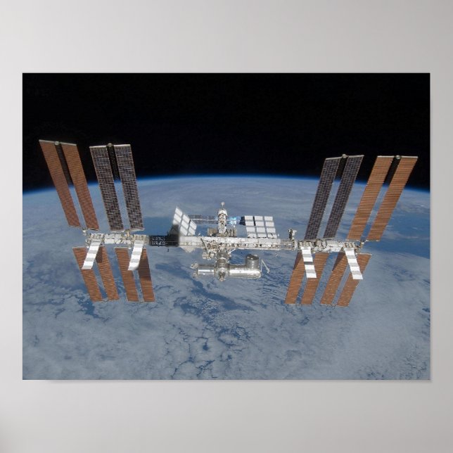 Affiche Station spatiale internationale ISS (Devant)