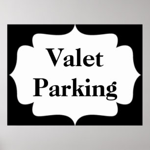 Affiche Stationnement Valet