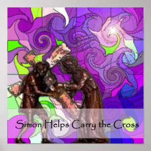 Affiche Stations de la Croix 8