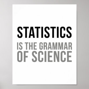 Affiche Statistics Quotes