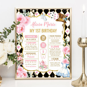 Affiche Statistiques de 1er anniversaire d'Alice au pays d