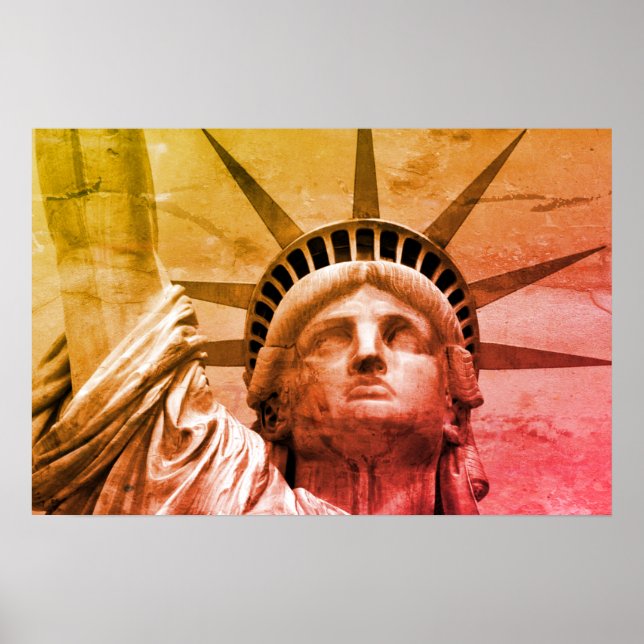 Affiche Statue d'Art Pop de Liberty New York (Devant)