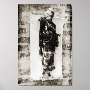 Affiche Statue de Berlin Noir + Blanc