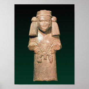 Affiche Statue de Coatlicue, terre ancienne et mère