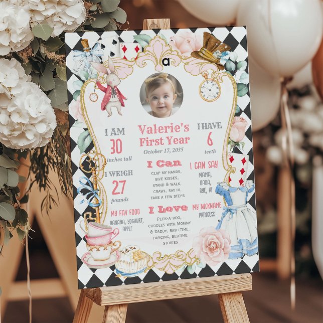 Affiche Statue de fête de thé d'Alice dans ONEderland-1er  (Créateur téléchargé)