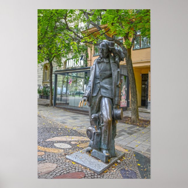 Affiche Statue de Hans Christian Andersen, Bratislava, Slo (Devant)