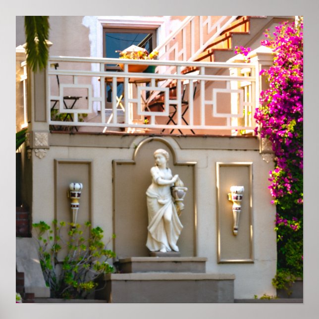 Affiche Statue de jardin (Devant)