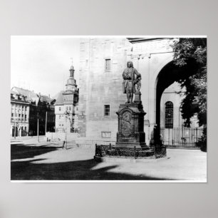 Affiche Statue de Johann Sebastian Bach