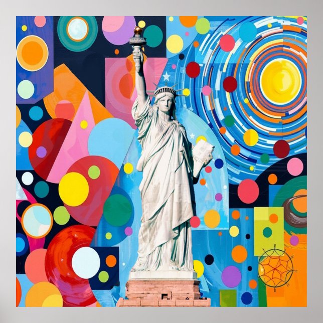 Affiche Statue de la Liberté (Devant)