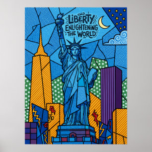 AFFICHE STATUE DE LA LIBERTÉ