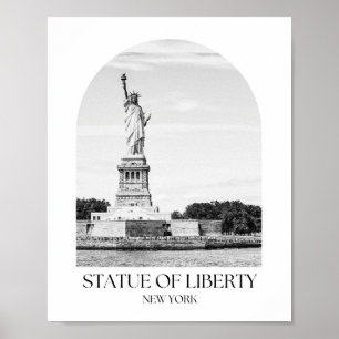Affiche Statue de la Liberté Arc de New York Imprimer