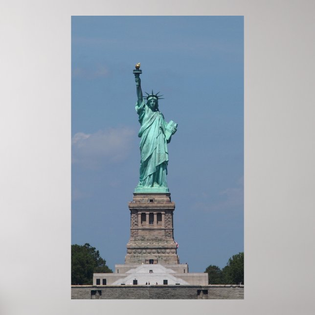 Affiche Statue de la Liberté de New York | Belle photo col (Devant)