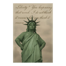 Statue de la Liberté déçue