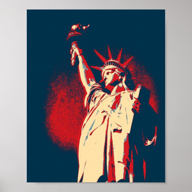 Affiche Statue de la Liberté, NY (Devant)