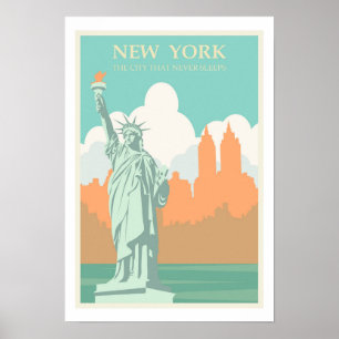 Affiche Statue de Liberty