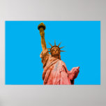 Affiche Statue de Liberty Pop Art<br><div class="desc">Oeuvres de Monuments de la ville de New York - Immeubles Symboles nationaux indépendants des États-Unis d'Amérique</div>