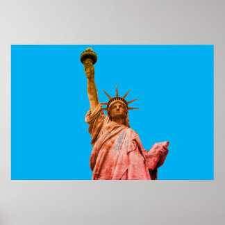 Affiche Statue de Liberty Pop Art