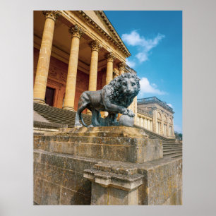 Affiche Statue de Lion