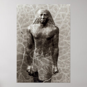 Affiche Statue de Mentuemhat, gouverneur de Thebes