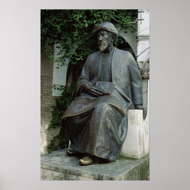 Affiche Statue de Moses Maimonides (Devant)