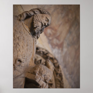 Affiche Statue de saint Jean-Baptiste