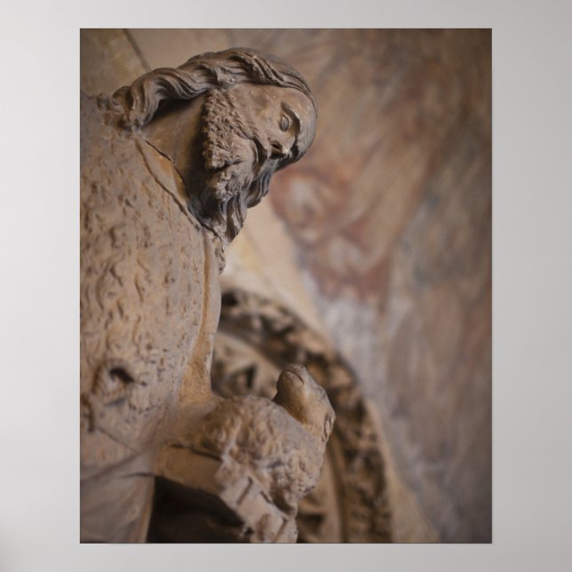 Affiche Statue de saint Jean-Baptiste (Devant)