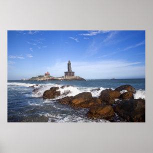 Affiche Statue de Saint Thiruvalluvar   Tamil Nadu, Inde