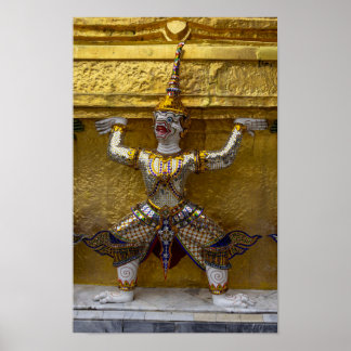 Affiche Statue de Yahsha à Bangkok