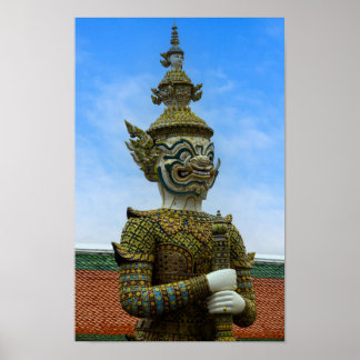 Affiche Statue de Yahsha à Bangkok