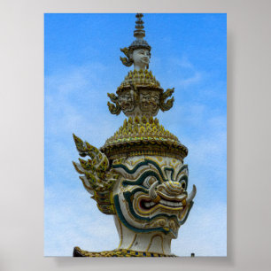 Affiche Statue de Yahsha à Bangkok