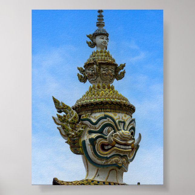 Affiche Statue de Yahsha à Bangkok (Devant)
